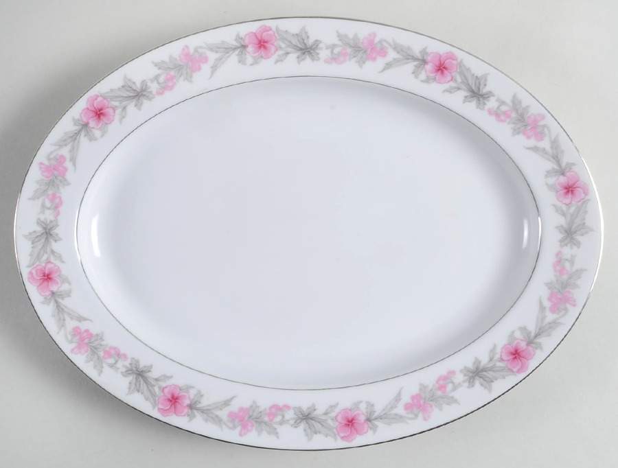 Joanne 14" Oval Serving Platter by Kyoto-1
