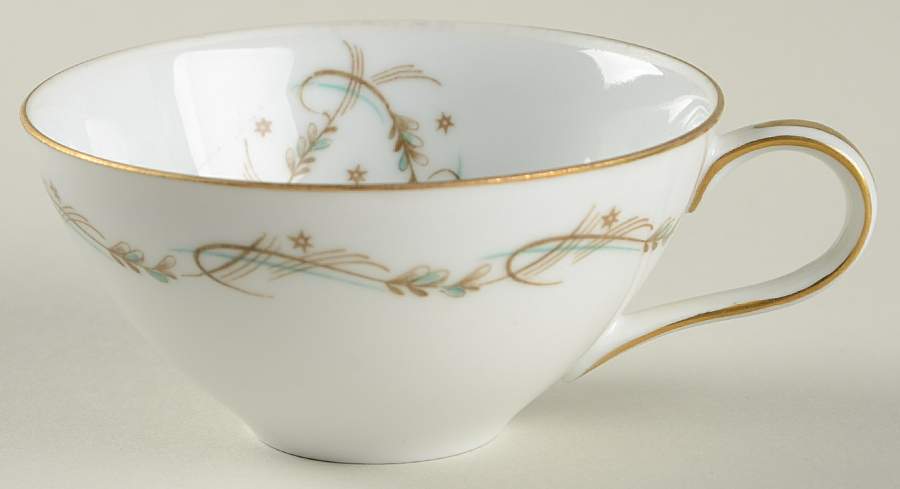 Modern Scroll Flat Cup by Kyoto-1