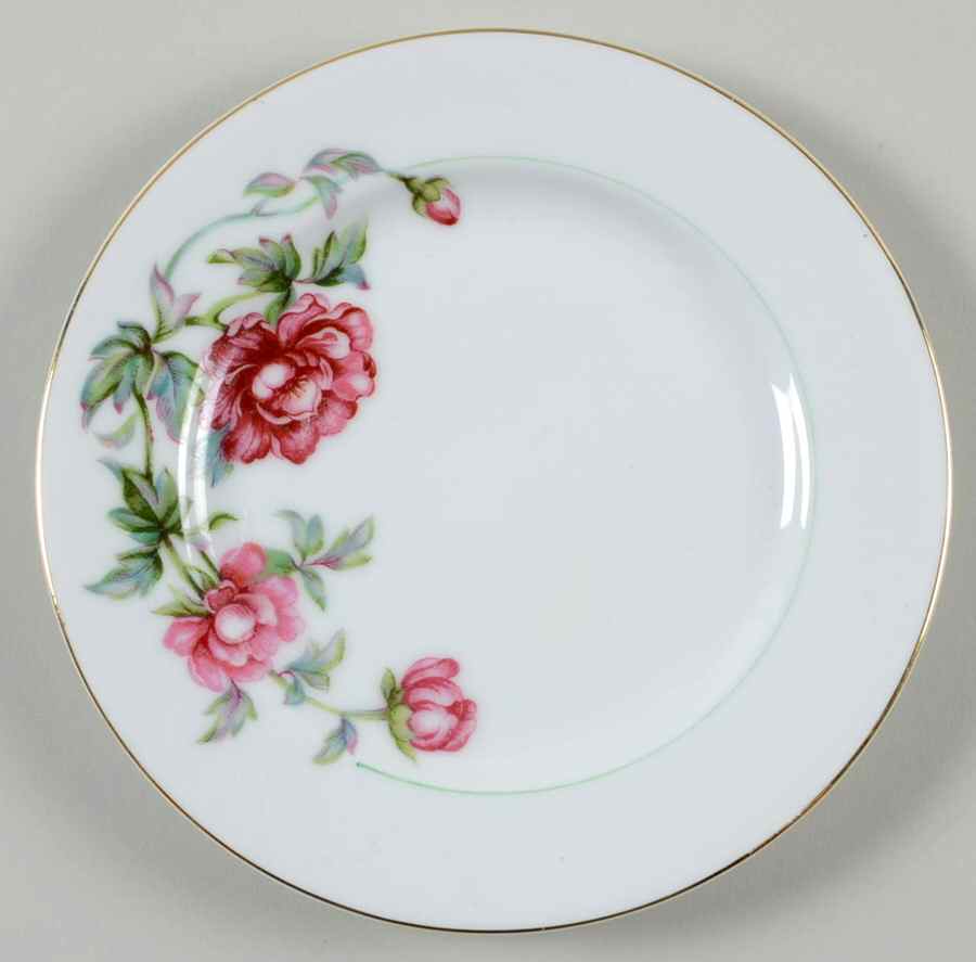Peony Bread & Butter Plate by Kyoto-1