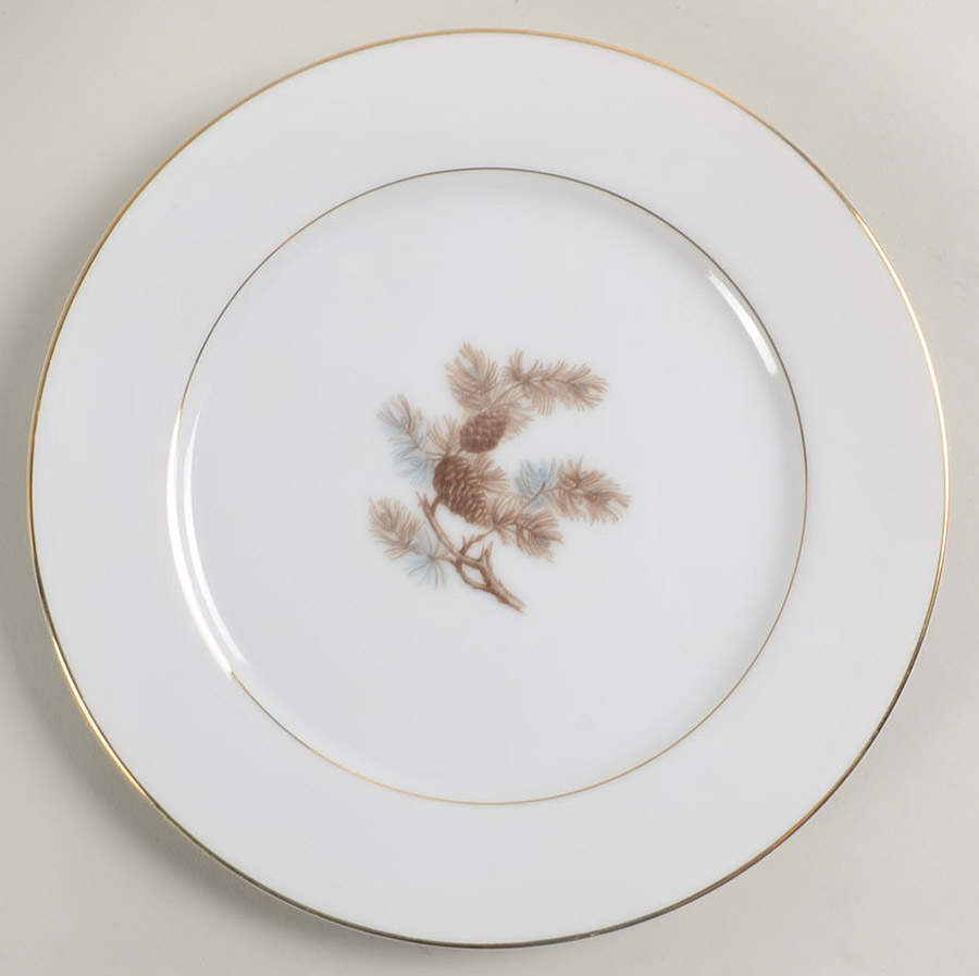 Pine Cone Salad Plate by Kyoto-1
