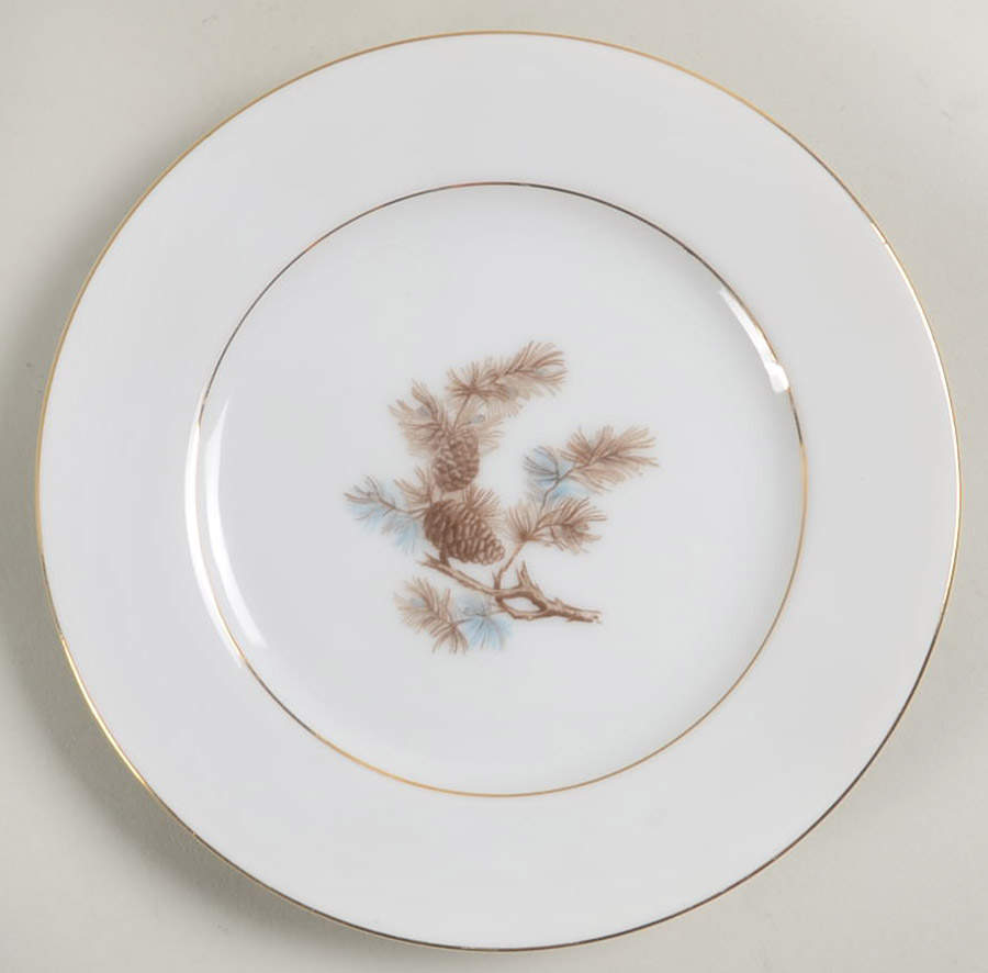 Pine Cone Bread & Butter Plate by Kyoto-1