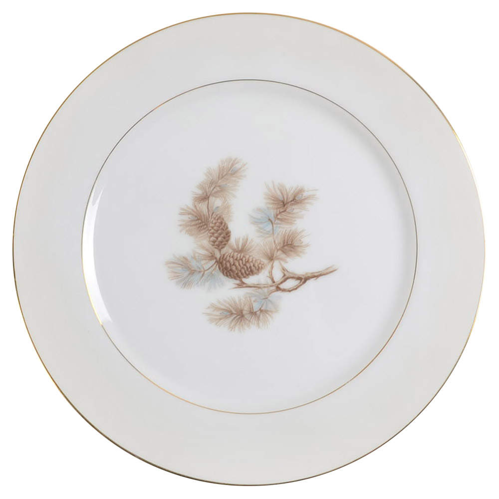 Pine Cone Dinner Plate by Kyoto-1
