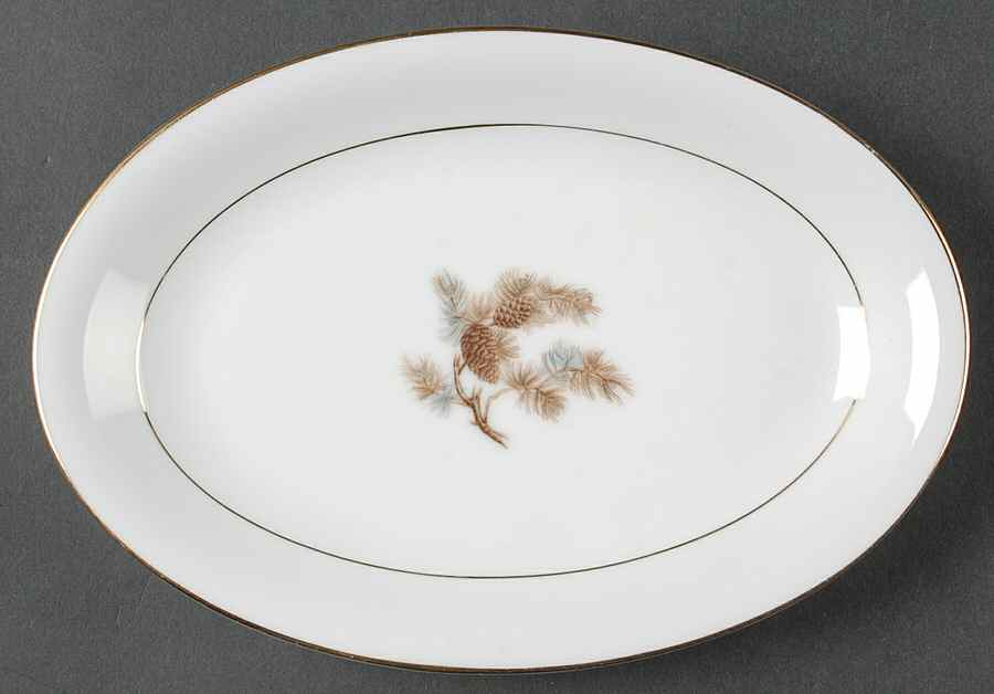 Pine Cone Relish/Gravy Underplate by Kyoto-1