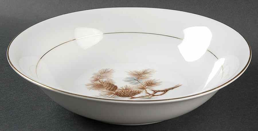 Pine Cone 9" Round Vegetable Bowl by Kyoto-1