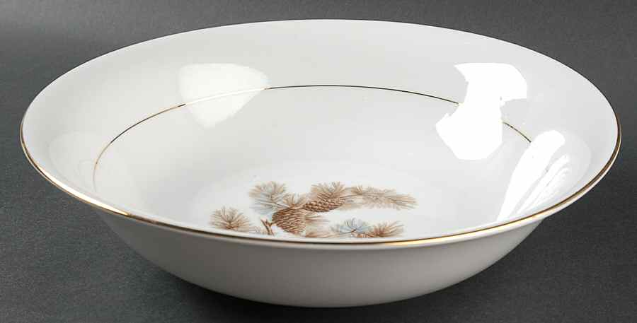 Pine Cone 10" Round Vegetable Bowl by Kyoto-1