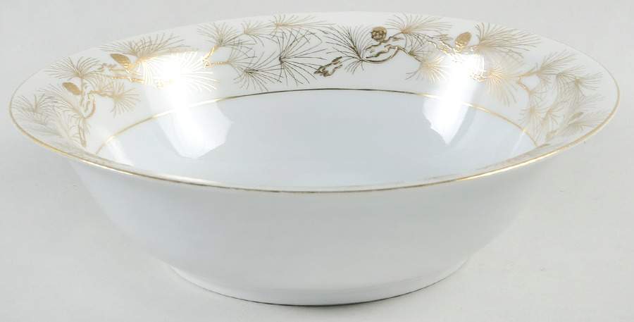 Pine Gold 9" Round Vegetable Bowl by Kyoto-1