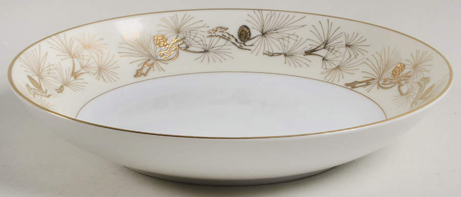 Pine Gold Coupe Soup Bowl by Kyoto-1