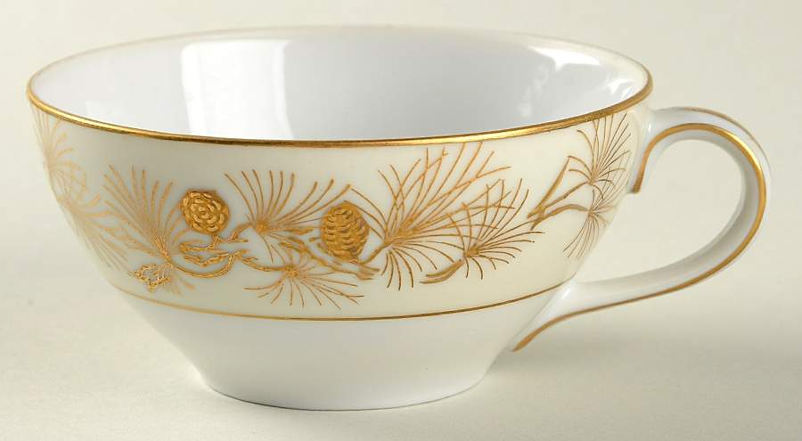 Pine Gold Flat Cup by Kyoto-1
