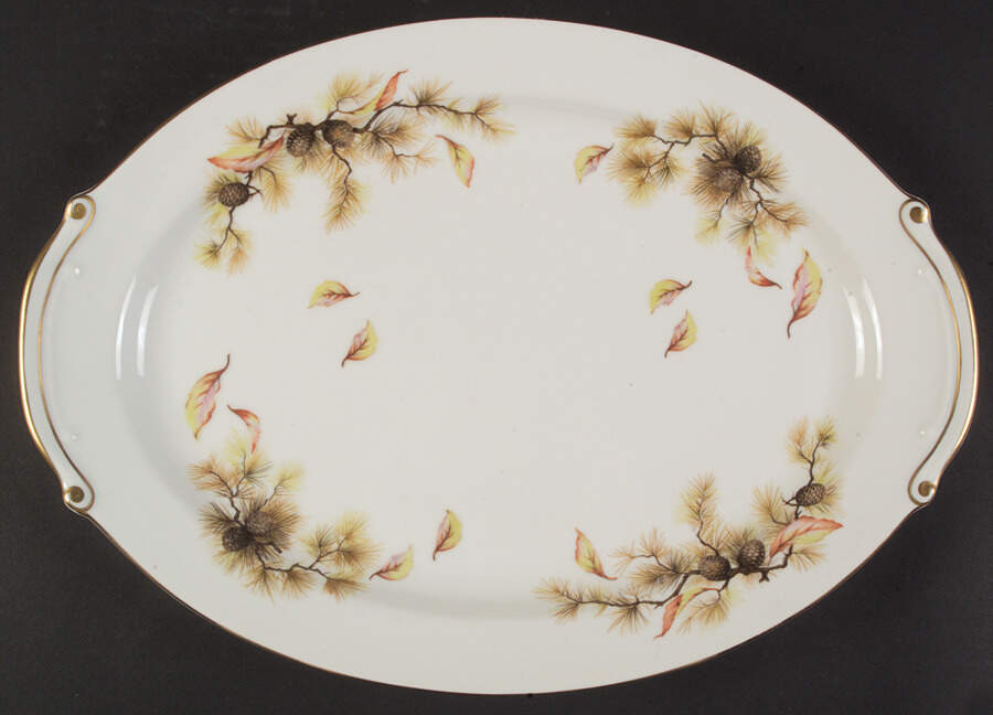 Pines 16" Oval Serving Platter by Kyoto-1