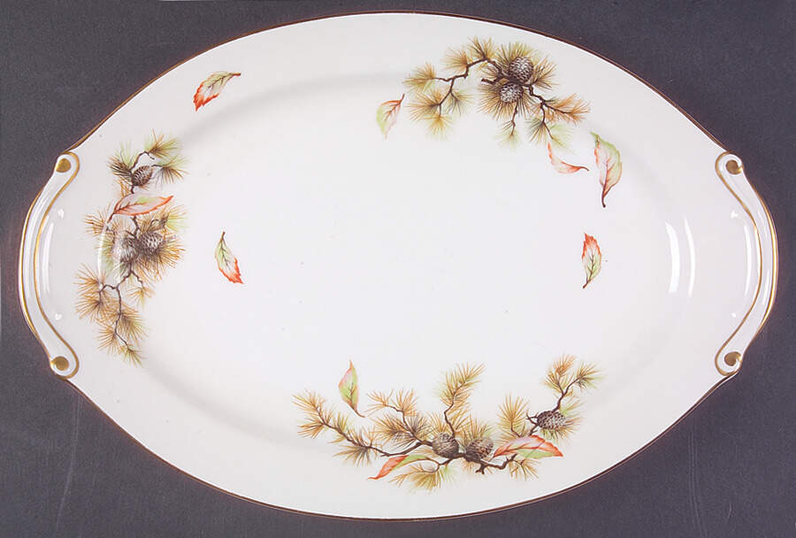 Pines 14" Oval Serving Platter by Kyoto-1