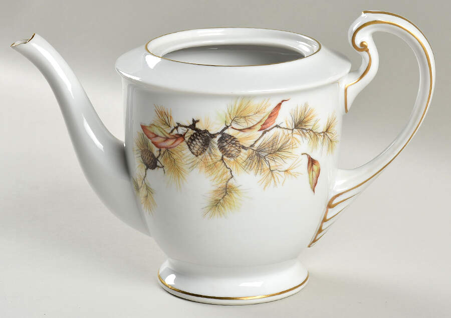 Pines Teapot No Lid by Kyoto-1
