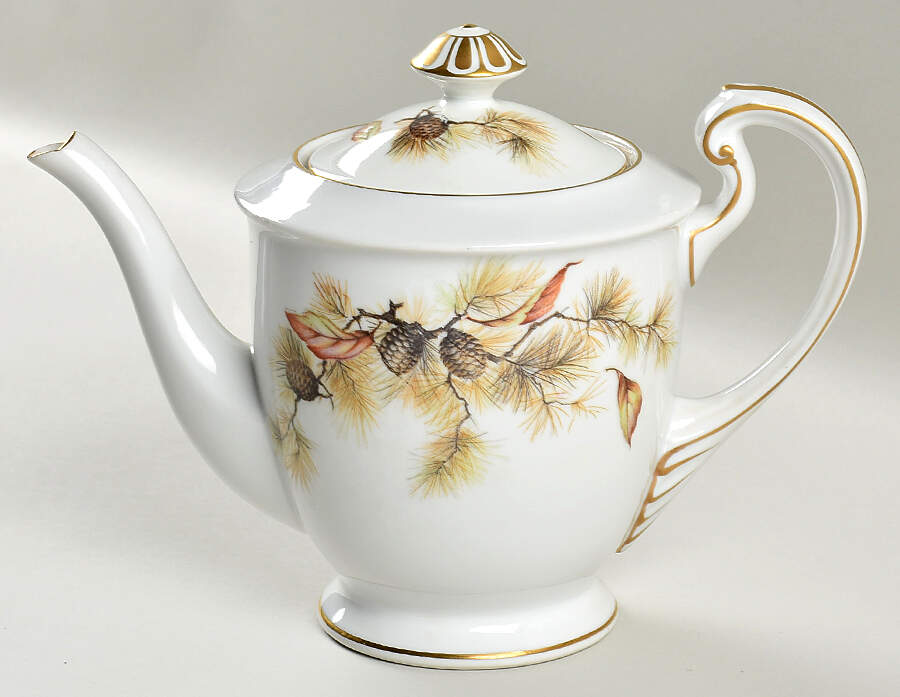 Pines Teapot & Lid by Kyoto-1