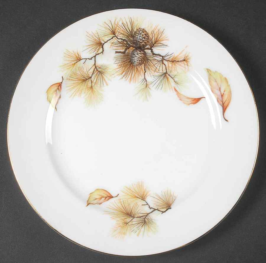 Pines Bread & Butter Plate by Kyoto-1