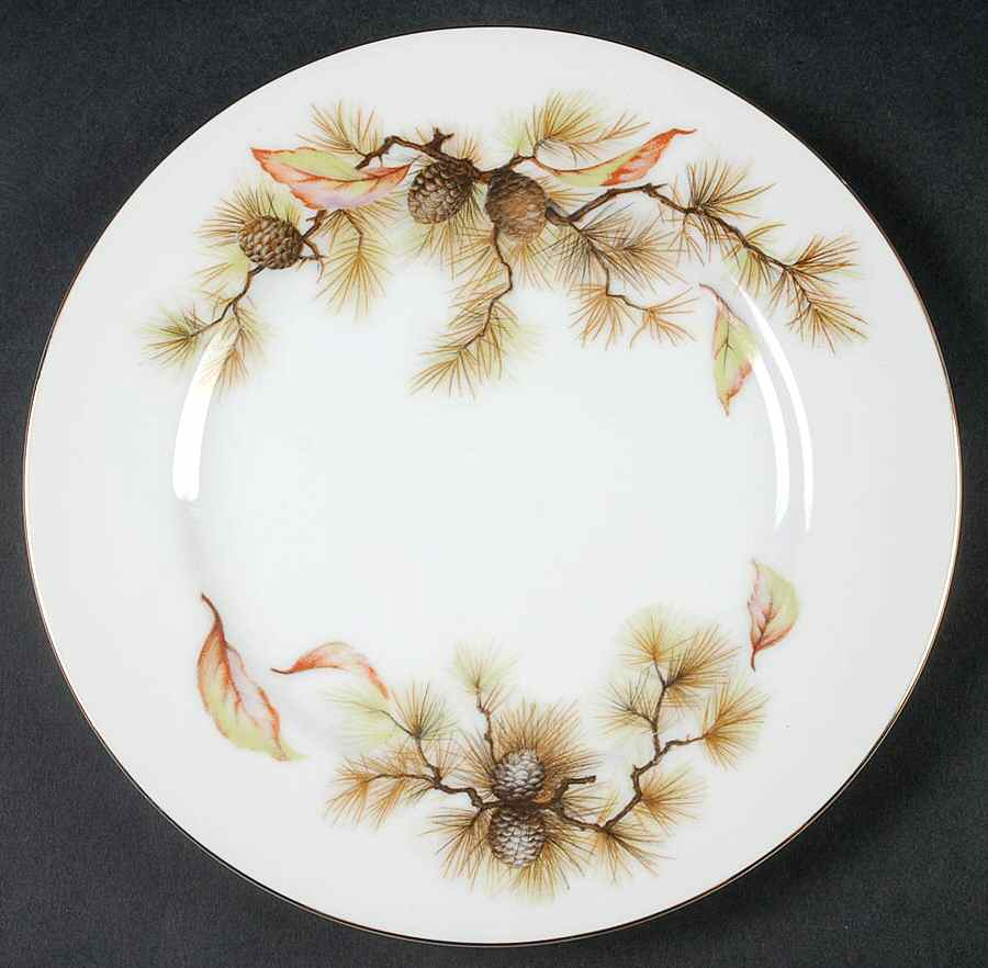 Pines Salad Plate by Kyoto-1