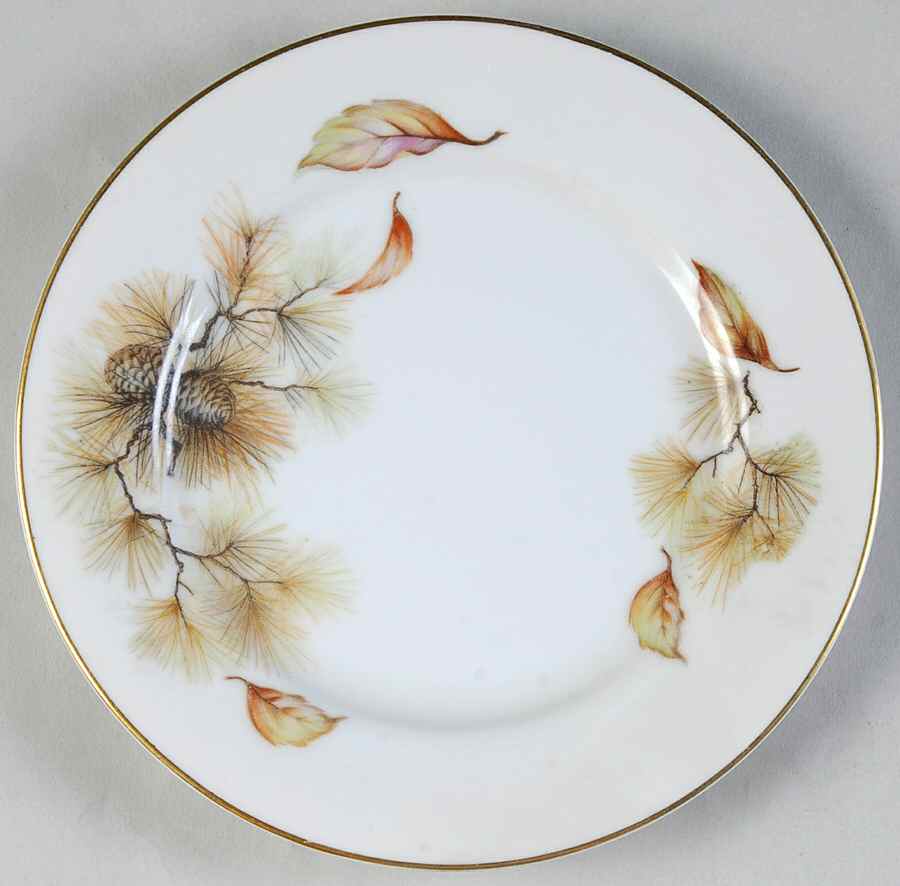 Pines Bread & Butter Plate by Kyoto-1
