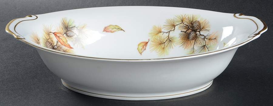 Pines 11" Oval Vegetable Bowl by Kyoto-1