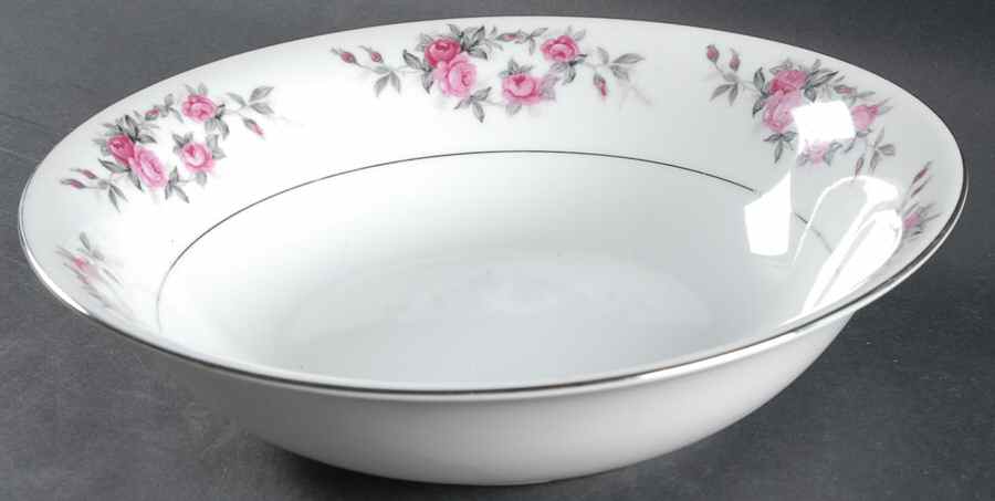 Rose Garland 10" Round Vegetable Bowl by Kyoto-1