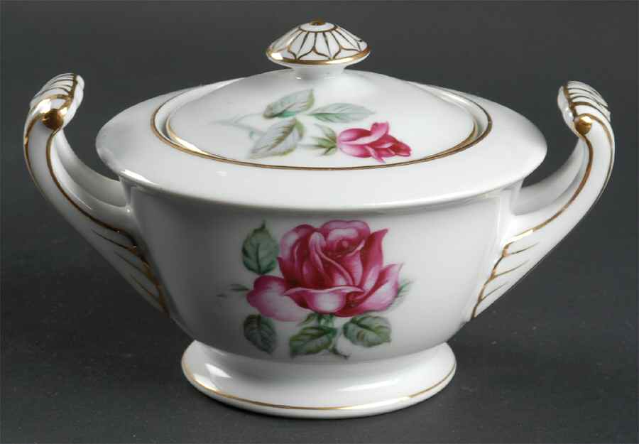 Rosalia Sugar Bowl & Lid by Kyoto-1