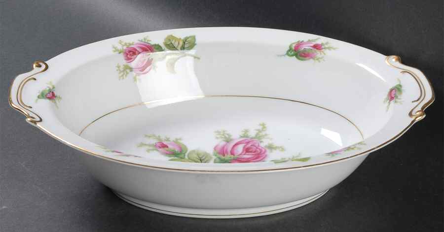 Roseverte 11" Oval Vegetable Bowl by Kyoto-1