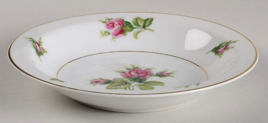Roseverte Rim Soup Bowl by Kyoto-1