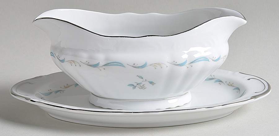 Saxony Gravy Boat & Underplate by Kyoto-1