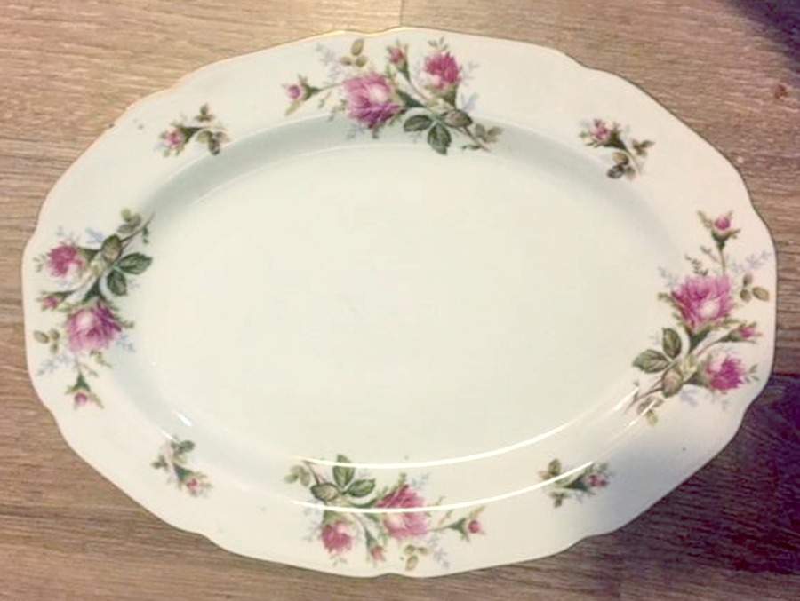 Saxony 14" Oval Serving Platter by Kyoto-1