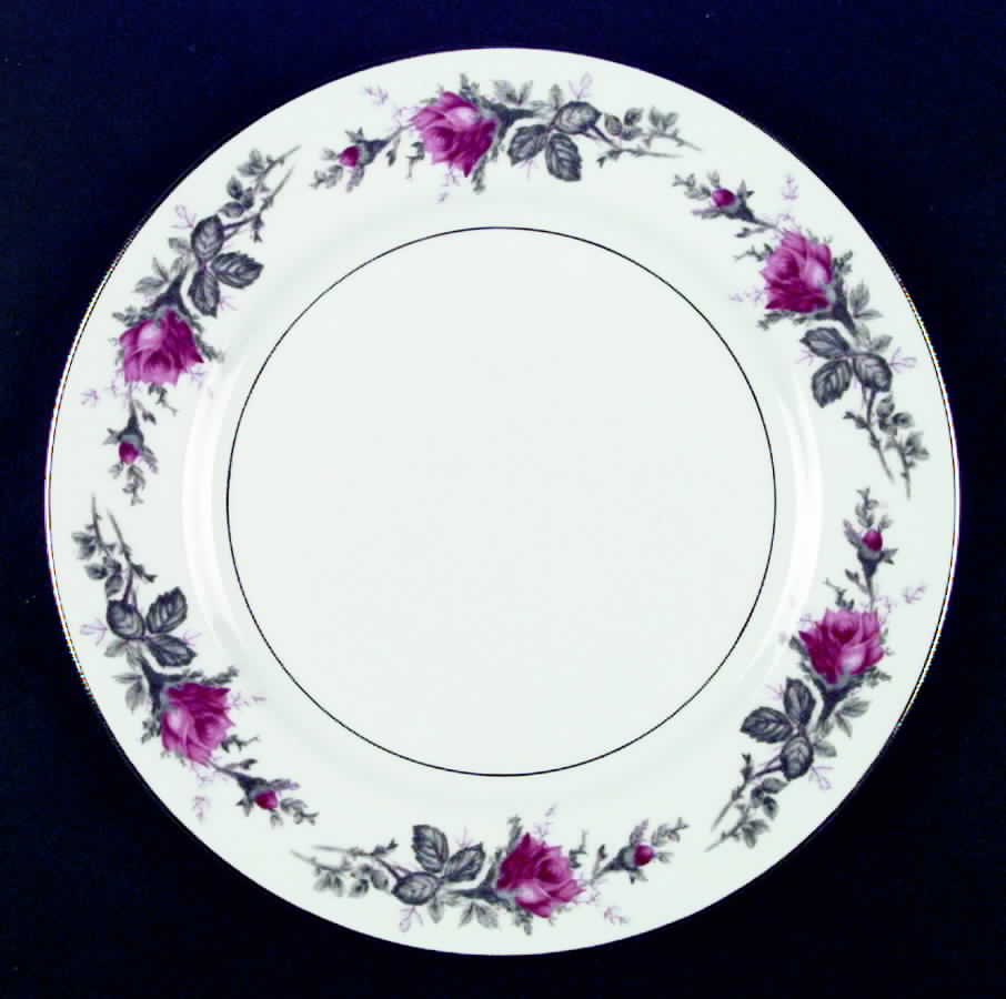 Silverose Dinner Plate by Kyoto-1