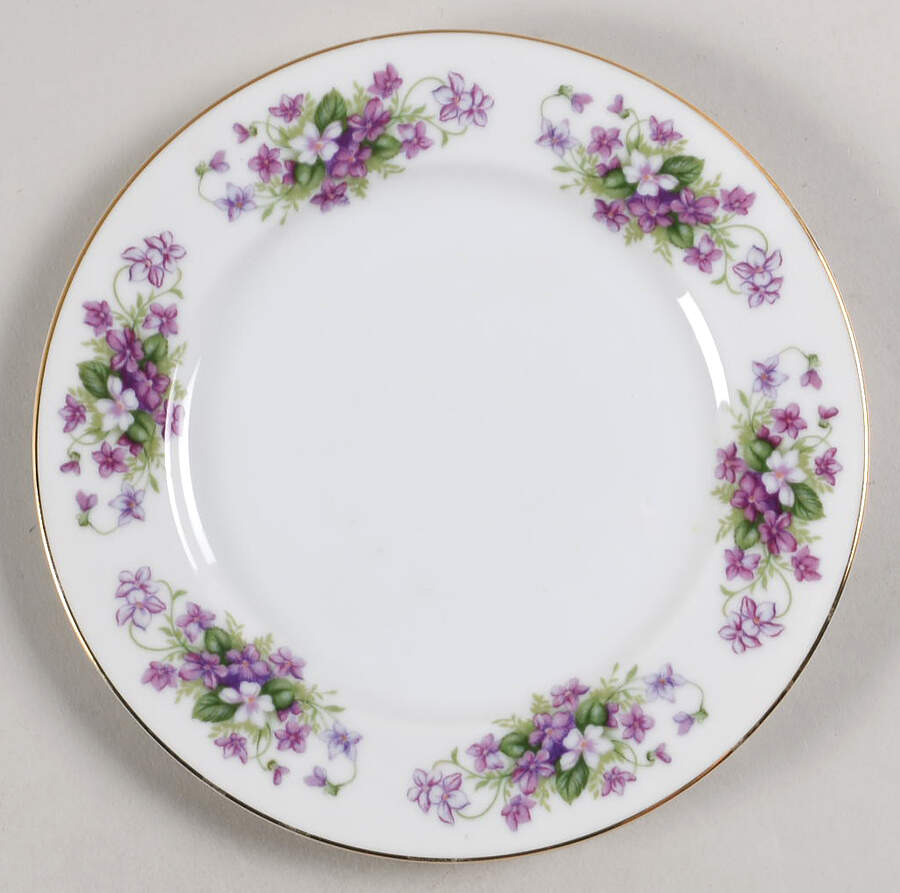 Violet Salad Plate by Kyoto-1