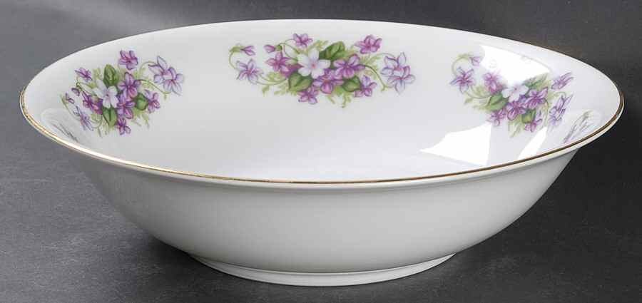 Violet 10" Round Vegetable Bowl by Kyoto-1