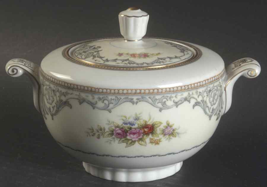 Duchess Sugar Bowl & Lid by Kingsley (Japan)-1