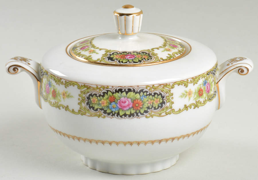 Midnight Queen Sugar Bowl & Lid by Kingsley (Japan)-1