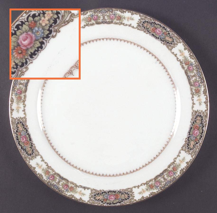 Midnight Queen Dinner Plate by Kingsley (Japan)-1