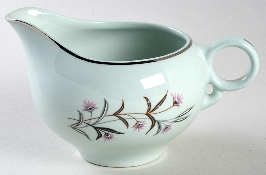 Strawflower Creamer by Edwin Knowles-1