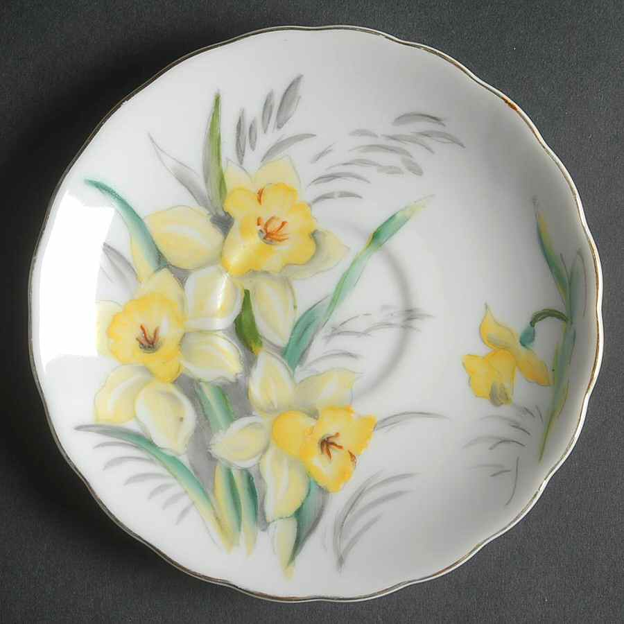 Flower of The Month Series Saucer for Footed Cup by Kasuga-1