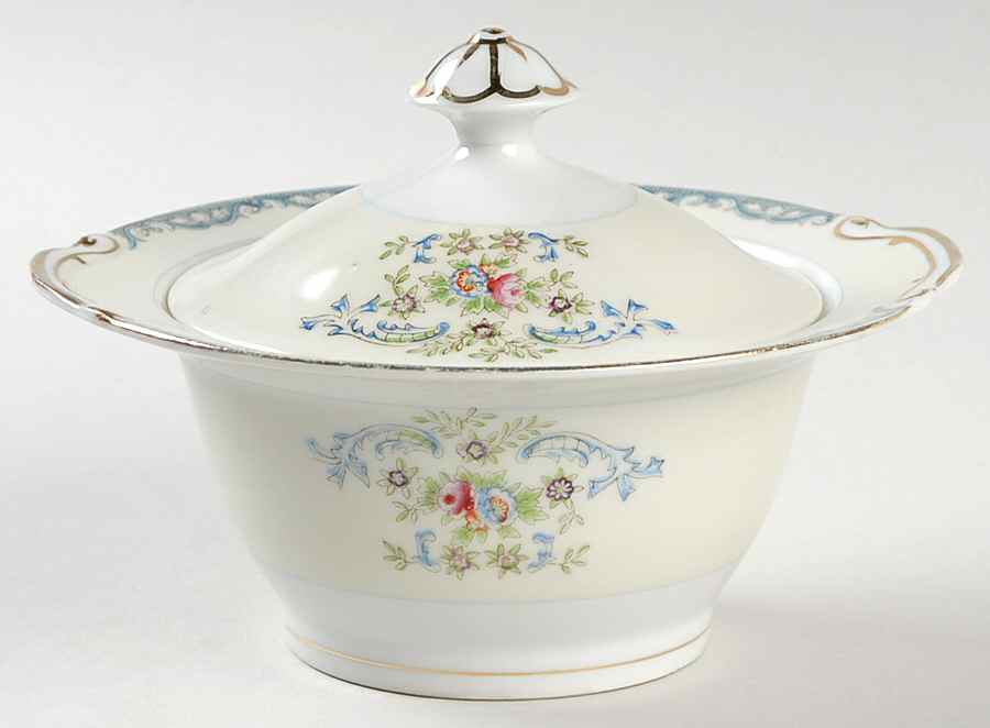 KRE2 Sugar Bowl & Lid by Krescent (Japan)-1