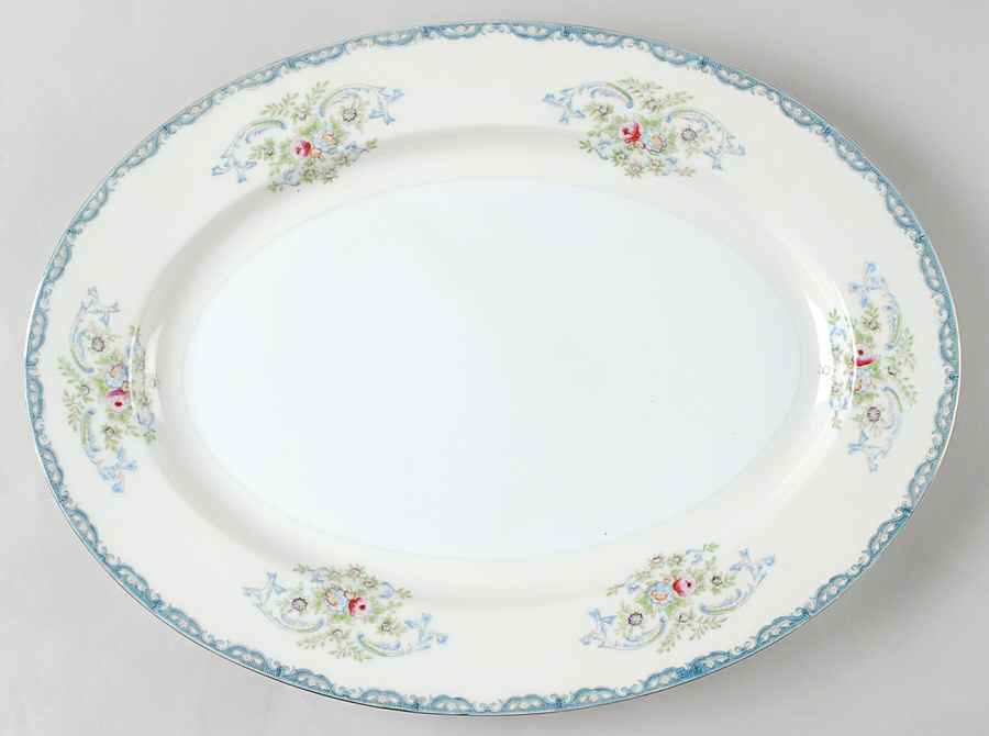 KRE2 14" Oval Serving Platter by Krescent (Japan)-1