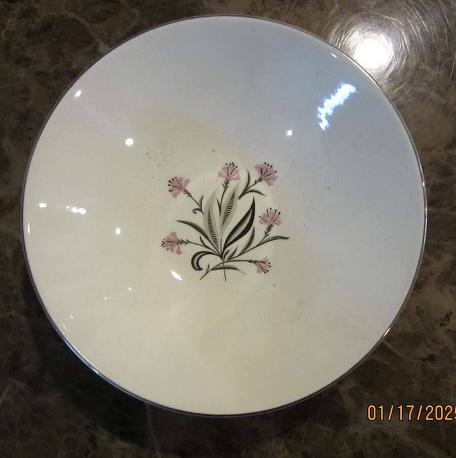 Tiffany 8" Round Vegetable Bowl by Edwin Knowles-1