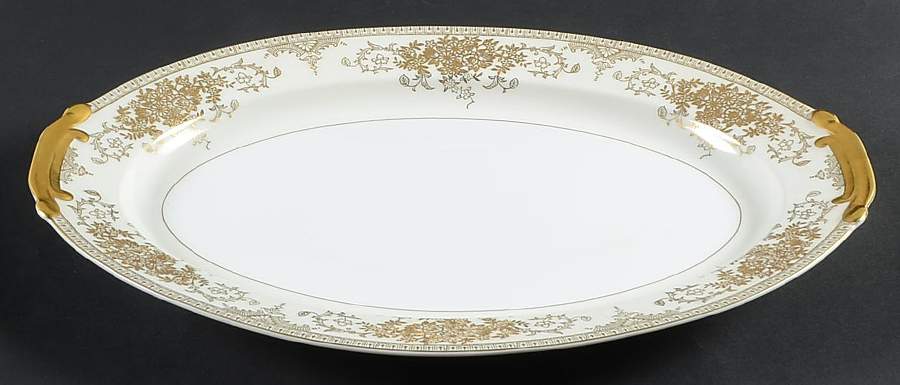 KON58 16" Oval Serving Platter by Kongo-1
