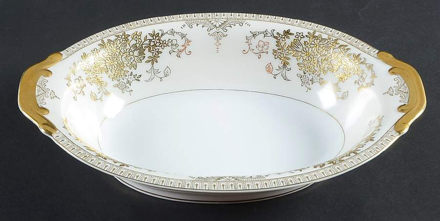 KON58 10" Oval Vegetable Bowl by Kongo-1