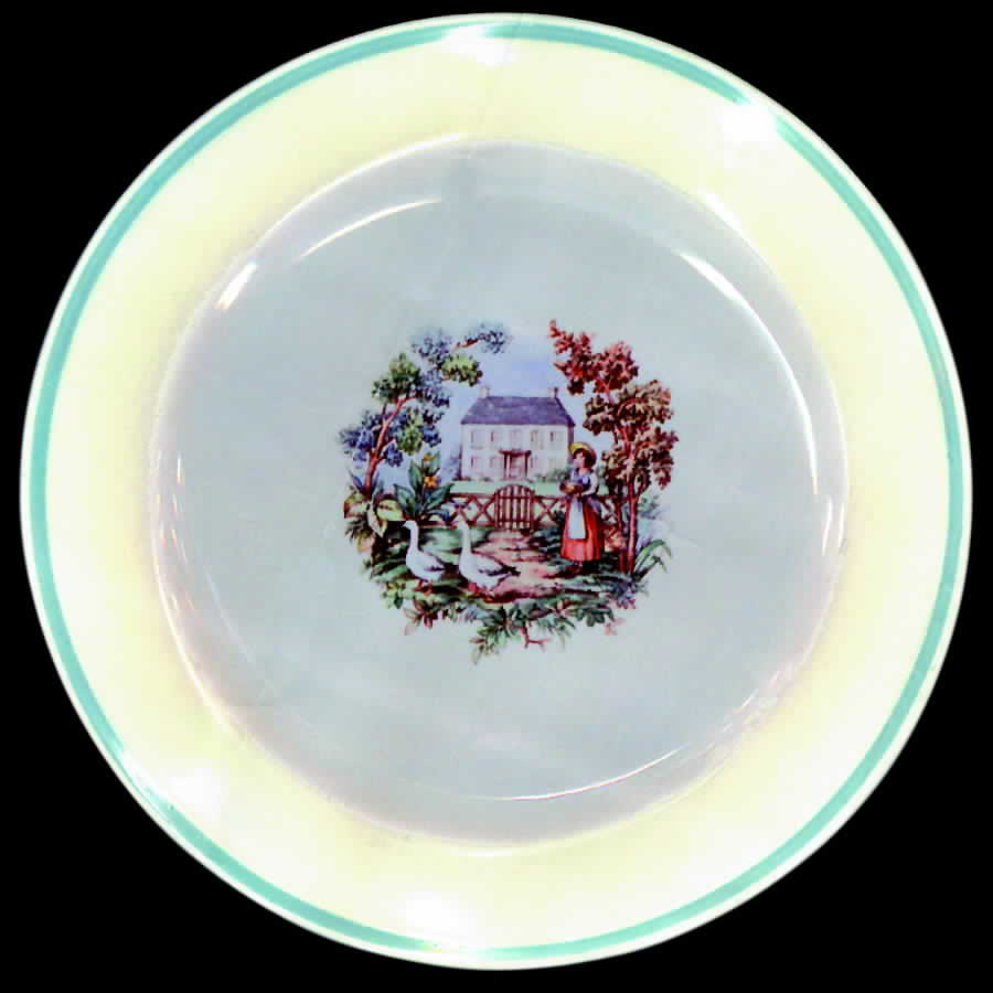 Goose Girl Bread & Butter Plate by Edwin Knowles-1