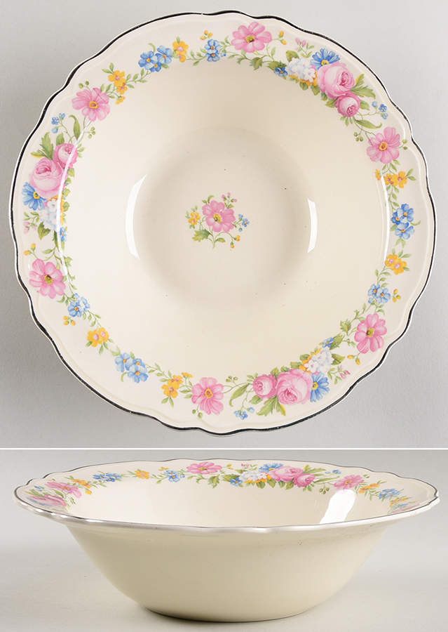KNO328 8" Round Vegetable Bowl by Edwin Knowles-1