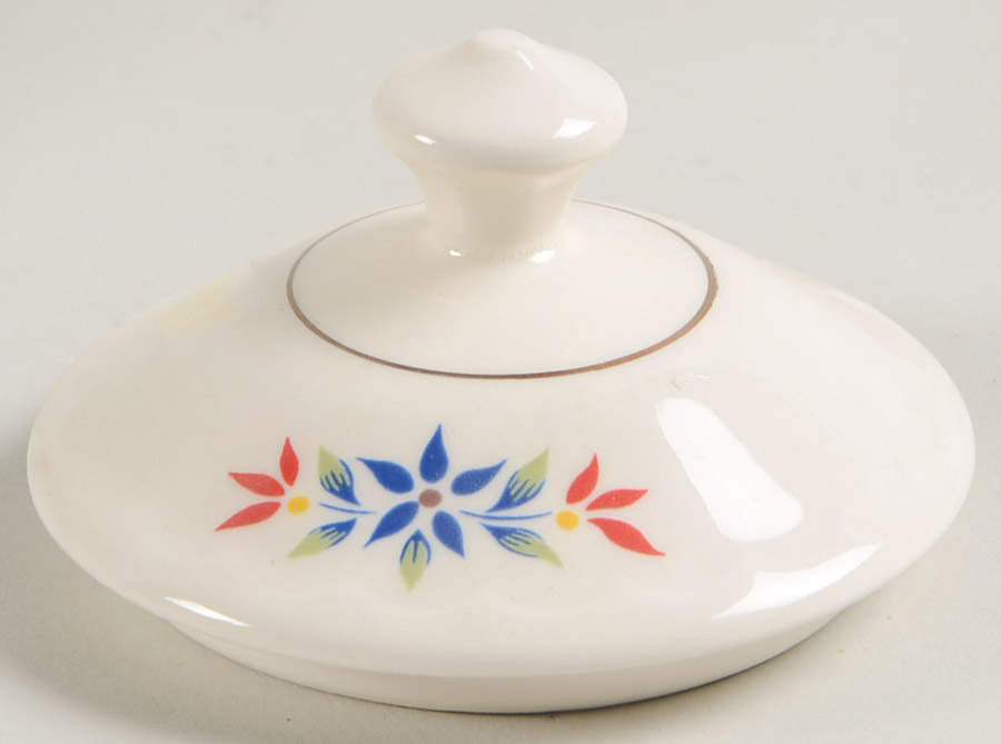 Mayflower Lid for Sugar Bowl by Edwin Knowles-1