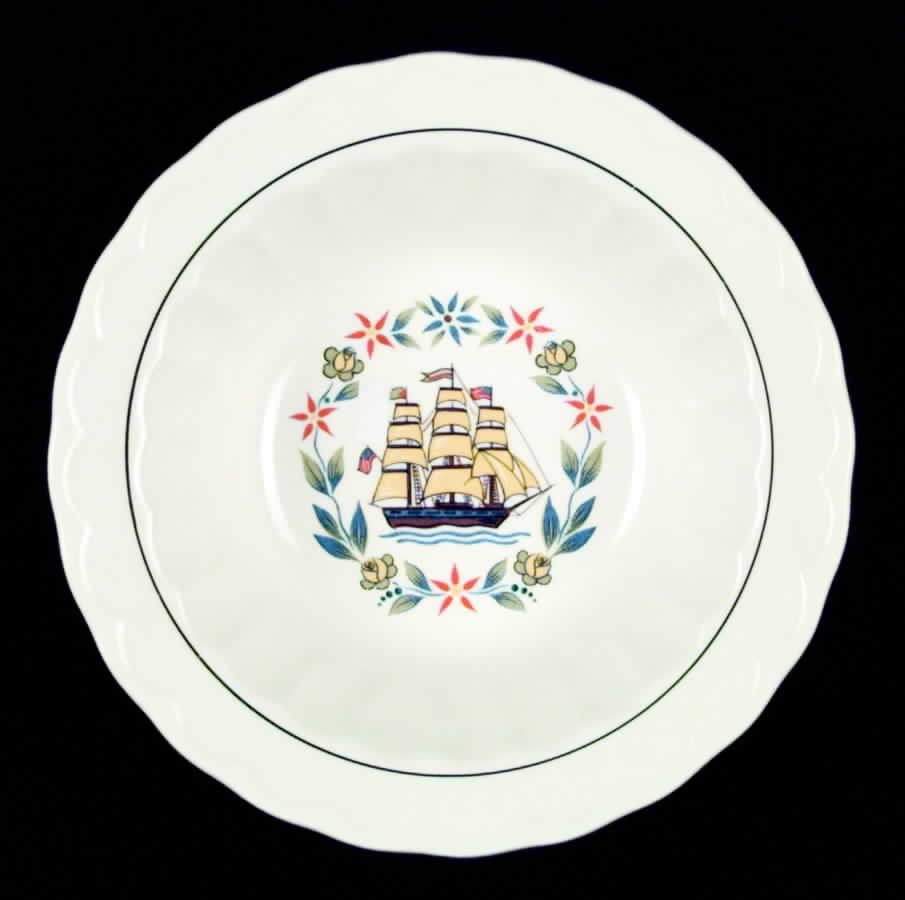 Mayflower 9" Round Vegetable Bowl by Edwin Knowles-1