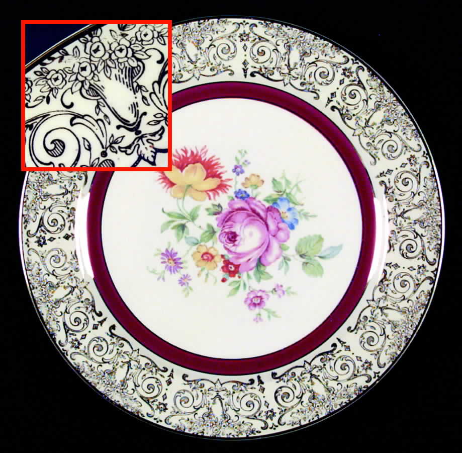 KNO330 Salad Plate by Edwin Knowles-1