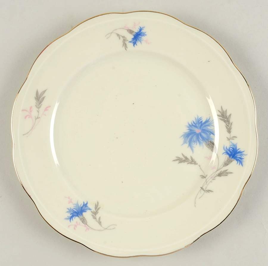 Edith (Rim, Scalloped) Salad Plate by KPM-1