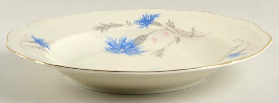 Edith (Rim, Scalloped) Large Rim Soup Bowl by KPM-1