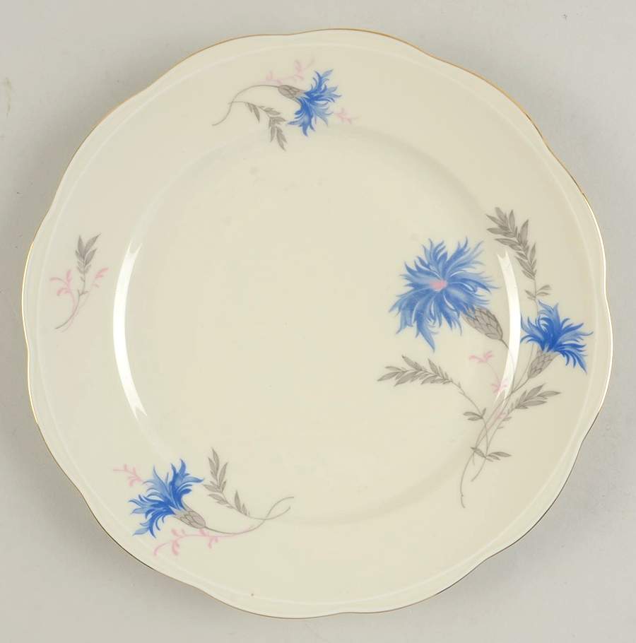 Edith (Rim, Scalloped) Dinner Plate by KPM-1