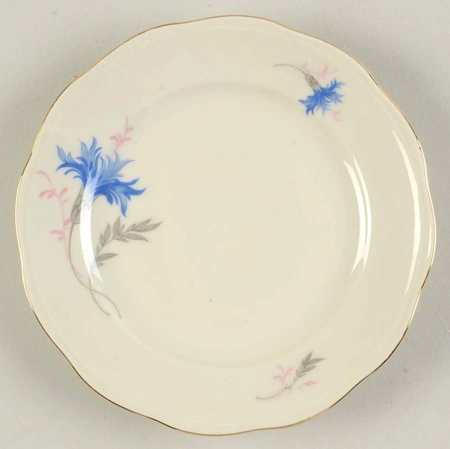 Edith (Rim, Scalloped) Bread & Butter Plate by KPM-1