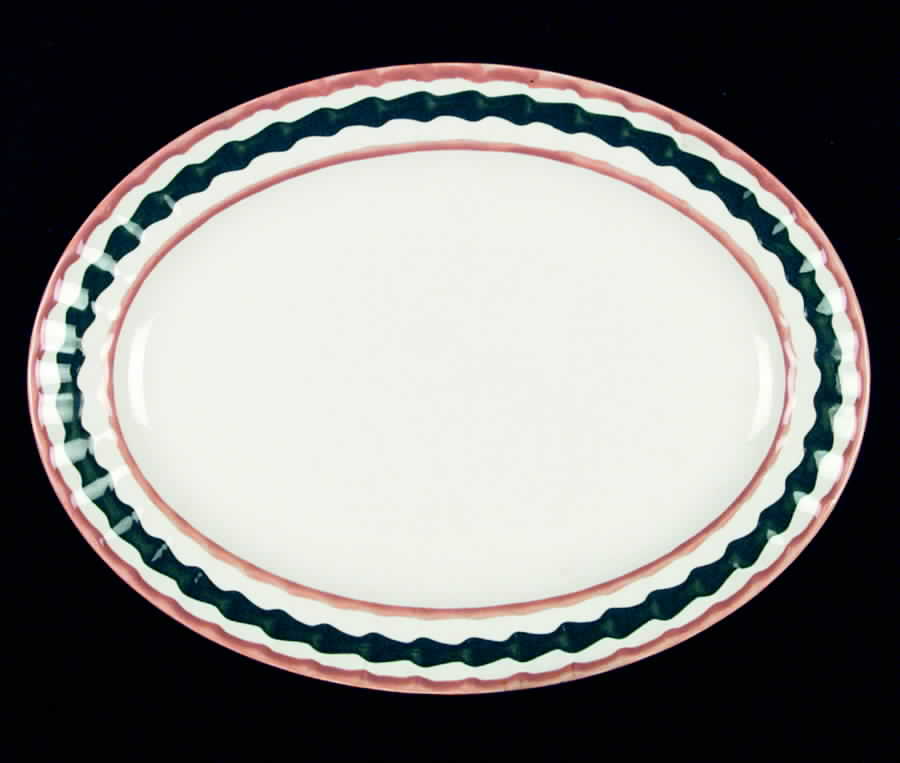 KNO418 14" Oval Serving Platter by Edwin Knowles-1