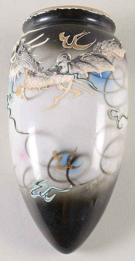 KUT48 Wall Pocket Vase by Kutani-1